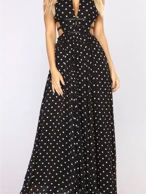 Fashion Nova Had Your Shot Polka Dot Dress